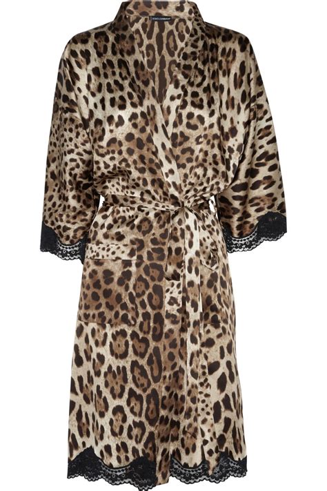 robe leopard dolce gabbana|Designer bathrobes: leopard, zebra print .